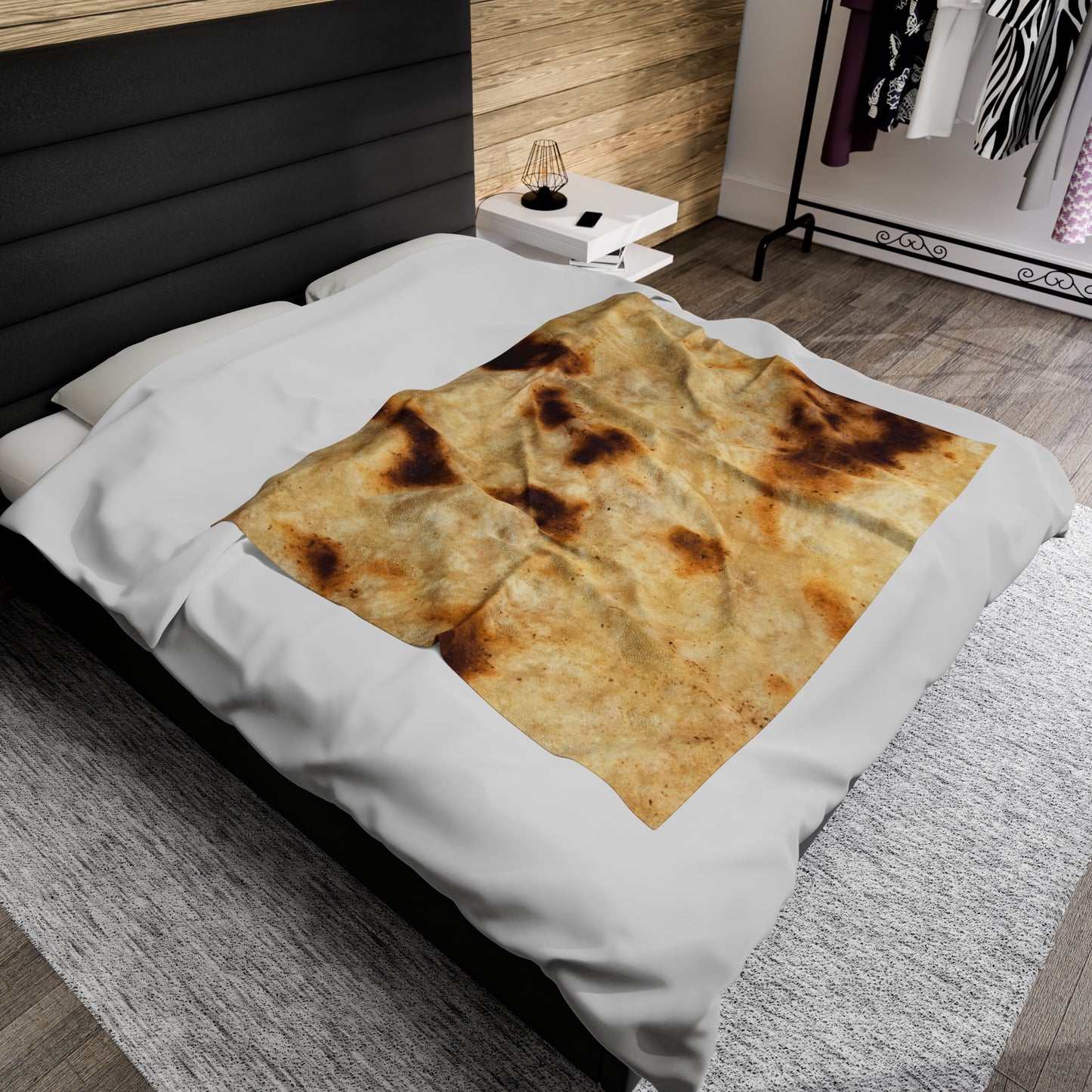 Homemade Tortilla Velveteen Plush Blanket