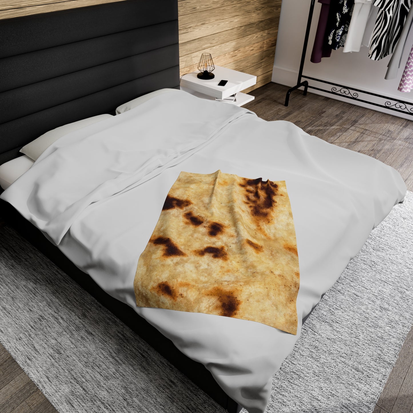 Homemade Tortilla Velveteen Plush Blanket