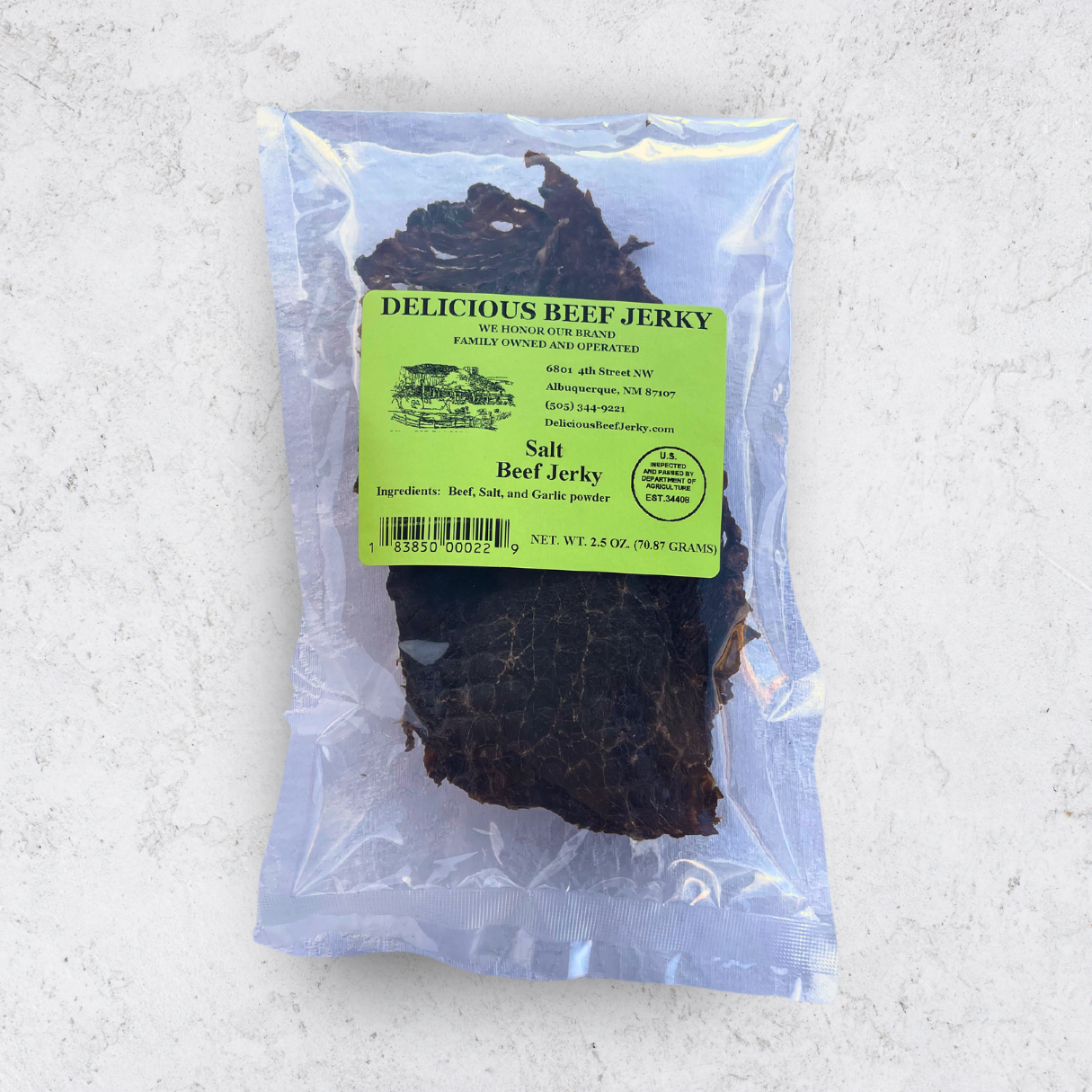 Delicious Salt Beef Jerky 2.5oz