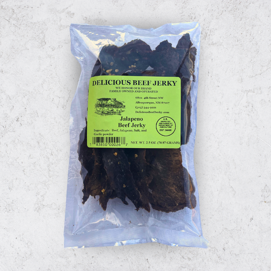 Delicious Jalapeno Beef Jerky 2.5oz